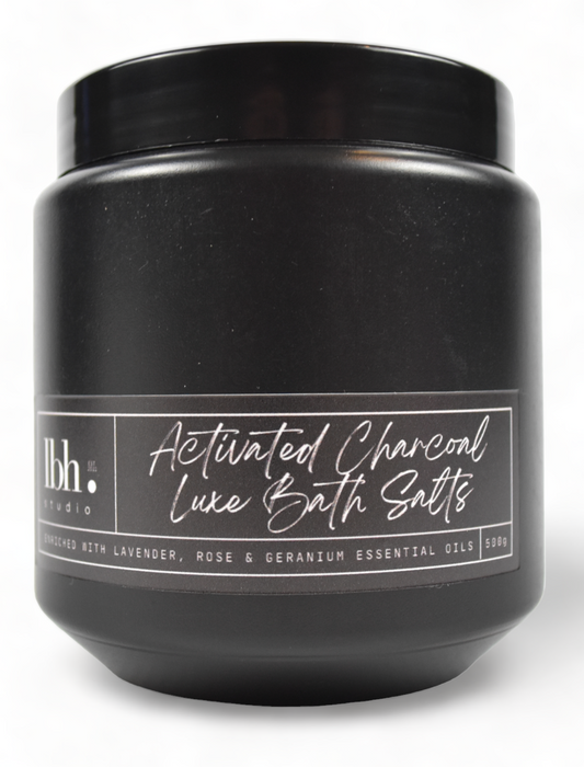Activated Charcoal Luxe Bath Salts (500g)